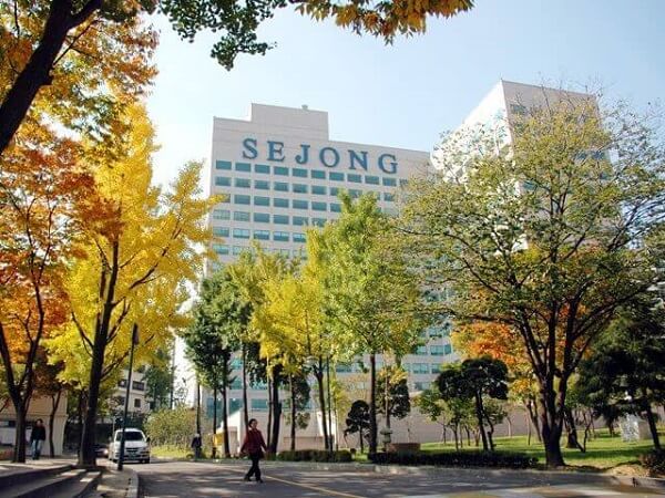 Một góc khuôn viên trường Sejong